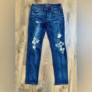 American Eagle Destroyed Skinny Jeans